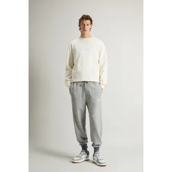 TEPLÁKY WOOLRICH MOULINE SWEATPANT MEDIUM GREY
