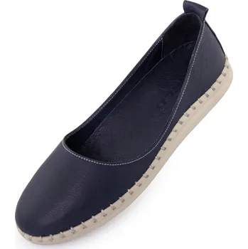 Dámské baleríny Dámské kožené baleríny NELL Aurora Navy 40