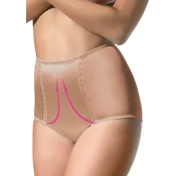 Kalhotky Dámské vyšší stahující kalhotky BBL 106 Babell Barva/Velikost: tělová / M/L