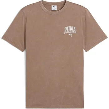 Pánské triko Puma Class Washed Tee Brown 2XL