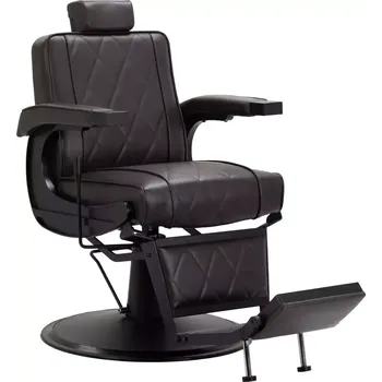 Kadeřnické křeslo Barber křeslo BM88066B - hnědé s černým rámem