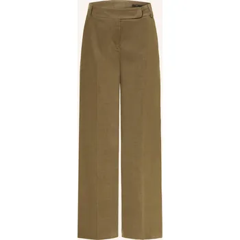 Dámské kalhoty Windsor. Dámské Marlene Kalhoty Z Manšestru, zelená, 42