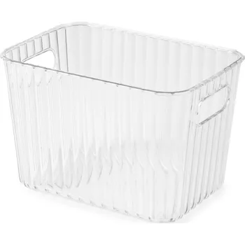 Compactor úložný organizér WAVE BOX - M, PET plast, 19 x 17 x 16 cm, průhledný