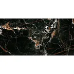 EBS LUX Laurants Brown dlažba 60x120x1,05 cm lesklá rektifikovaná mrazuvzdorná design tmavě hnědý mramor