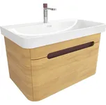 Swiss aqua technologies Koupelnová skříňka s umyvadlem SAT Fusion 77,5x43x45 cm dub medový mat SATFUSION80DMUBA