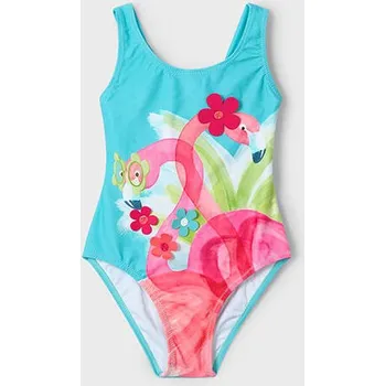 Dívčí plavky dětské plavky s plameňáky Mayoral 3717-88 velikost 116