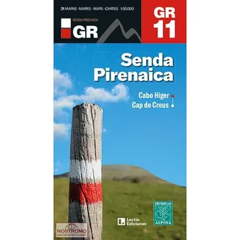 Editorial Alpina soubor map GR 11 Senda Pirenaica