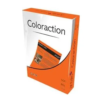 Kancelářský papír Xerografický papír Coloraction, Amsterdam, A4, 80 g/m2, cihlově oranžový, 500 listů, vhodn (PX408CHAC5)