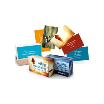 Nikdy se nevzdávej / Inspirace pro každodenní výzvy života - karty s dřevěným stojánkem - Sri Chinmoy