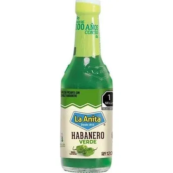 Omáčka La Anita pálivá omáčka se zelenými Habanero papričkami 120 ml