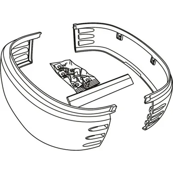 Zavazadlo na motocykl SHAD Boční pás D1B50EMR pro SH50 (Boční nárazník)