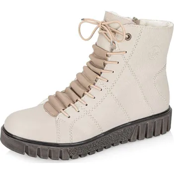 Dámské kozačky Dámská kotníková obuv RIEKER Y3420-62 béžová W5 37