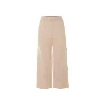 Dámské kalhoty esmara® Dámské úpletové kalhoty (béžová, L(44/46))