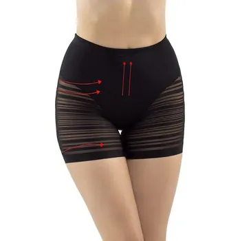 Kalhotky Stahovací kalhotky s nohavičkou Verda černé XL