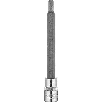 Nářadí pro automobil NEO TOOLS Šestihran H4 na 1/4 " zásuvce, dlouhý, 87 mm