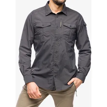 Košile Craghoppers NosiLife Adventure LS Shirt III - black pepper