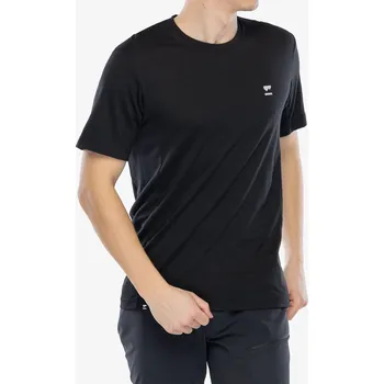 Pánské oblečení Merino triko Mons Royale Tarn Merino Shift T-Shirt - black