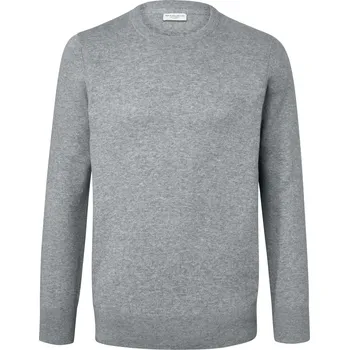 Dámský svetr 673363 - Tchibo - Svetr s kulatým výstřihem - pro muže - vel. 3XL 64/66 - barva: šedá