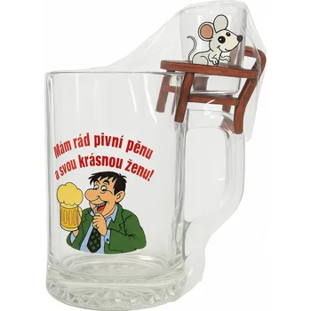 Sklenice Korbel + kalíšek