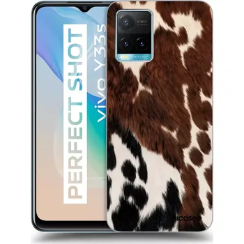 Pouzdro na mobilní telefon Picasee silikonový průhledný obal pro Vivo Y33s - Rust