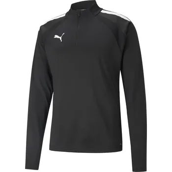 Pánská mikina Pánská mikina PUMA TEAMLIGA 1/4 ZIP TOP 657236_03 PUMA BLACK/PUMA WHITE L