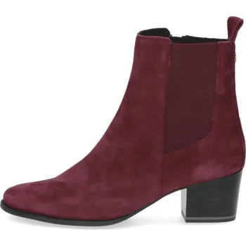 Dámské tenisky Caprice dámské kožené kotníkové boty 9-25304 vínové Velikost: 38,5