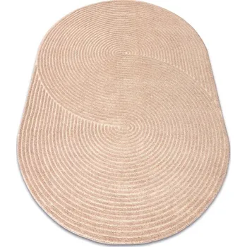 Koberec Koberec FLUX OSTA 461.67.AE200 růžový / béžový ovál