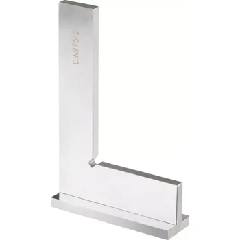 Úhloměr Úhelník zámečnický s příložníkem75x50mm DIN 875/2 FORTIS