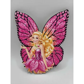 Dekorativní magnet Loranc Magnetka na dort - Barbie víla