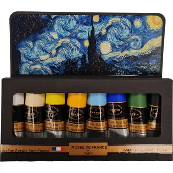 Výtvárné potřeby Charvin Paris Akrylové barvy Extra Fine Van Gogh Nuit Etoilée sada 8x20ml