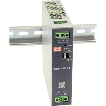 spínaný zdroj Mean Well XDR-75E-36 Napájecí zdroj na DIN 75W 36