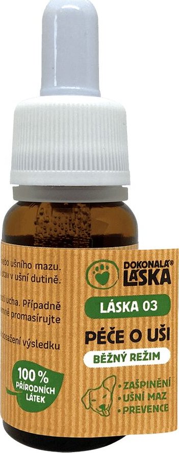Dokonalá láska: péče o uši v běžném režimu objem 10 ml | Krmivo pro psy