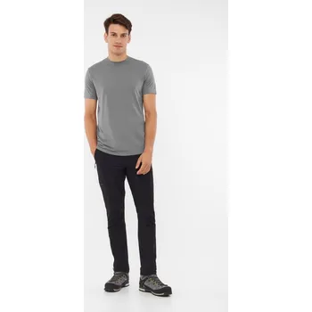 Pánské tričko Pánské merino tričko Viking Salen šedá M