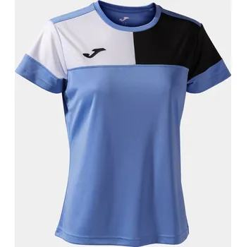 Dámské tričko Dámské triko JOMA Camiseta Manga Sky Blue-Black M