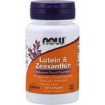 NOW Lutein & Zeaxanthin (zdraví očí), 60 softgel kapslí