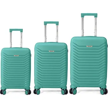 BENZI Sada kufrů BZ 5820 Tyrkys 3-set