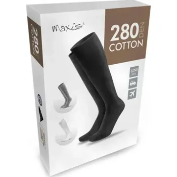 Dámské punčochy Maxis RELAX 280 DEN cotton AD vel.M (39-41) šedá