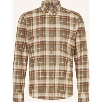 Pánská košile Strokesman's Pánská Košile Regular Fit, olivová / béžová, 38