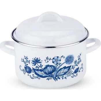 Hrnec Smaltovaný hrnec s poklicí METALAC Cibulák 4 l