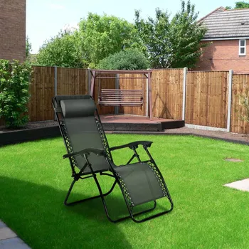 Deminas | Pohodlné skládací zahradní křeslo - lehátko