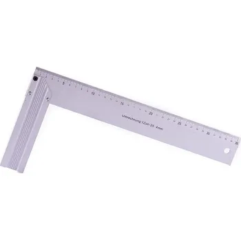 Úhloměr Lobster Úhelník hliníkový 35x18,5cm