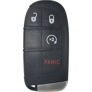 Autoklíč Obal autoklíče Chrysler Dodge Jeep 4tl. KEYLESS - panic + DO start s nouzovou planžetou