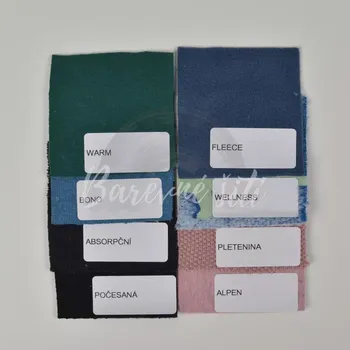 Vzorník Teplé materiály (E)