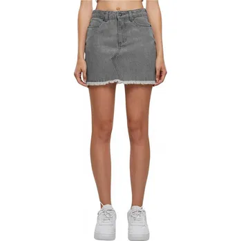 Dámská sukně Džínová mini sukně Urban Classics Barva: Šedá, Velikost: 27