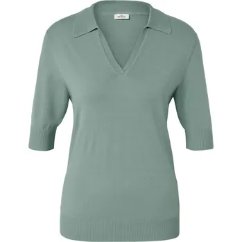 706266 - Tchibo - Polokošile z jemného úpletu - pro ženy - vel. M 40/42 - barva: zelená