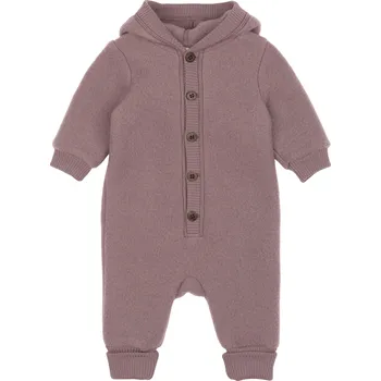 Kojenecký overall Mikk-Line kojenecký vlněný merino overal 50033 - Twilight Mauve Velikost: 62 MERINO VLNA