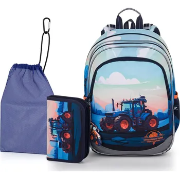 Školní batoh Střední set do školy Topgal ELLY, traktor