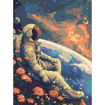 Ideyka Malování podle čísel - Galaktický odpočinek art_selena_ua 30 x 40 cm