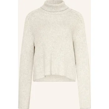 Dámský svetr Mrs & Hugs Dámský Svetr S Rolákem S Příměsí Kašmíru, světle...