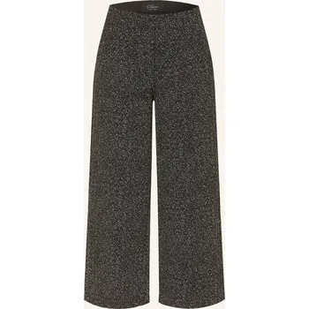 S.Oliver Black Label Dámské Culotte Kalhoty, černá / bílá, 42